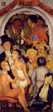 Diego Rivera Werke - Nacht des reichen Diego Rivera